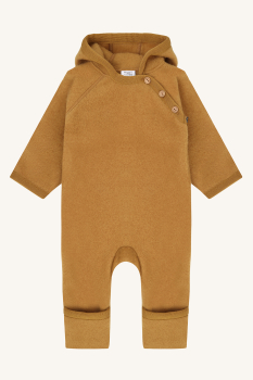Hust&Claire - HCMevi Hood Wool/ Wollfleeceoverall old mustard/ senfgelb